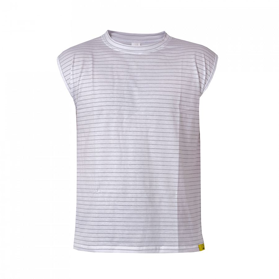 Tričko PXT Antistatic wear bílé bez rukávů "U" 160 g/m2, vel. XXXL - Obrázek Tričko PXT Antistatic wear bílé bez rukávů "U" 160 g/m2, vel. XXXL - Obrázek